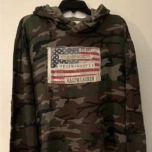 Camo Denim & Supply Ralph Lauren Hoodie. Used. Great condition XXL